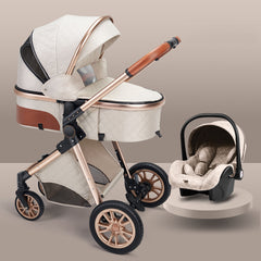 High Landscape Baby Stroller Foldable Shock-Absorbing Newborn