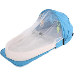 Portable Foldable Baby Bed Travel Mosquito Net Soft Infant Basket
