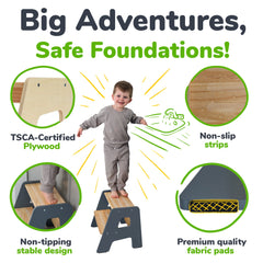2-Step Stool for Kids
