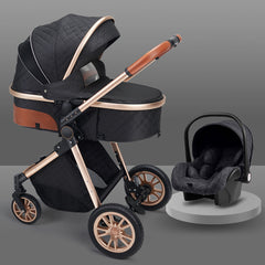 High Landscape Baby Stroller Foldable Shock-Absorbing Newborn