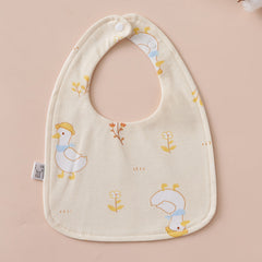 Babys Pure Cotton U-shaped Bib Waterproof Baby Bib