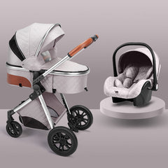 High Landscape Baby Stroller Foldable Shock-Absorbing Newborn