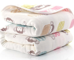 Newborn Muslin Cotton 6-Layer Thick Baby Swaddle Receiving Blanket