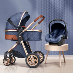 High Landscape Baby Stroller Foldable Shock-Absorbing Newborn