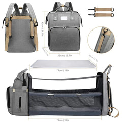 Baby Diaper Bag - Foldable Baby Bed - # BAGEG11610003