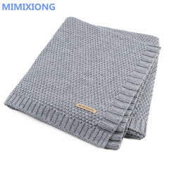 Knitted Baby Blanket Newborn Swaddle Super Soft Infant Quilt