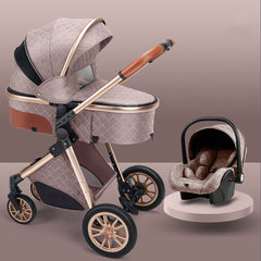 High Landscape Baby Stroller Foldable Shock-Absorbing Newborn