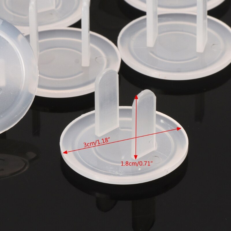 10pcs US Child Safety Electrical Outlet Covers Baby Shock Protector