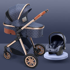 High Landscape Baby Stroller Foldable Shock-Absorbing Newborn