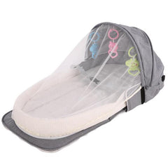 Portable Foldable Baby Bed Travel Mosquito Net Soft Infant Basket