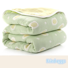 Newborn Muslin Cotton 6-Layer Thick Baby Swaddle Receiving Blanket