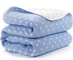 Newborn Muslin Cotton 6-Layer Thick Baby Swaddle Receiving Blanket