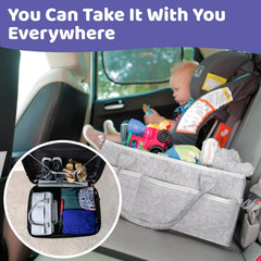 Portable Baby Diaper Caddy Organizer Bag for Nursery Car Changing
