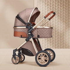 High Landscape Baby Stroller Foldable Shock-Absorbing Newborn
