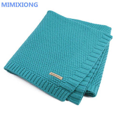 Knitted Baby Blanket Newborn Swaddle Super Soft Infant Quilt