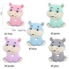 New Sets Baby Silicone Teether Rodent Silicone Animal Fox Teeth Chew Children Goods