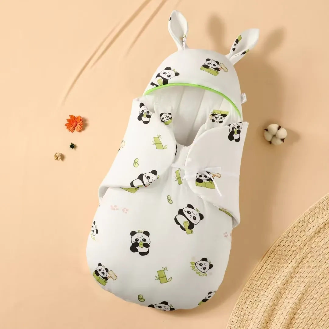 Premium Infant Swaddle Blanket - Ultra Soft Organic Cotton Baby Sleep Wrap
