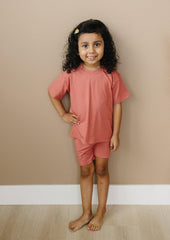 Bamboo Tee & Bike Shorts - sold as separates