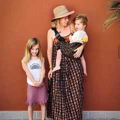 Toddler Carrier Leopard Print Brown